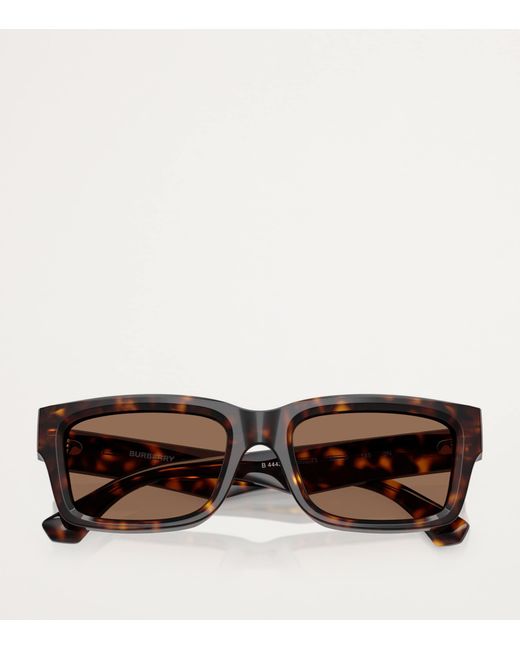 Burberry Brown Acetate Square Sunglasses
