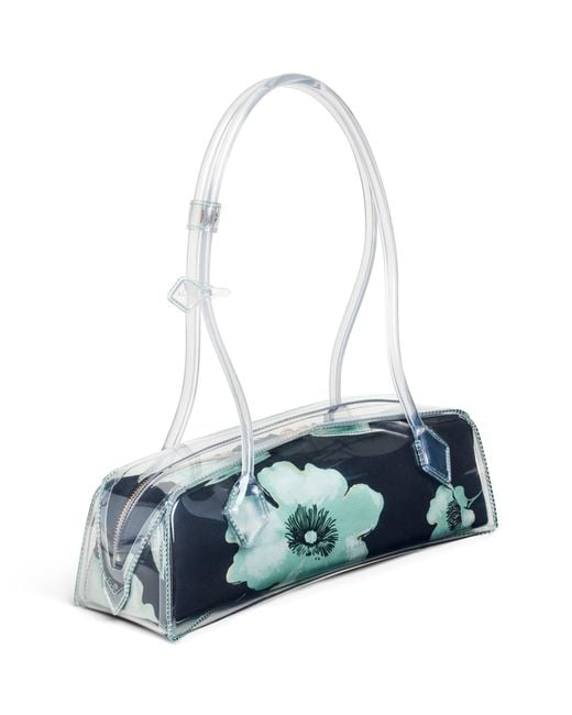 Alaïa White Medium Le Teckel Shoulder Bag