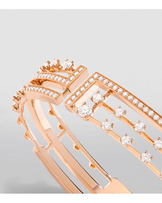Marli New York Metallic Small And Diamond Avenues Bangle
