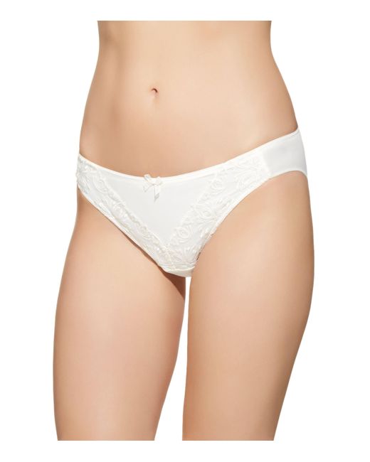 Chantelle White Champs Elysees Brazilian Briefs