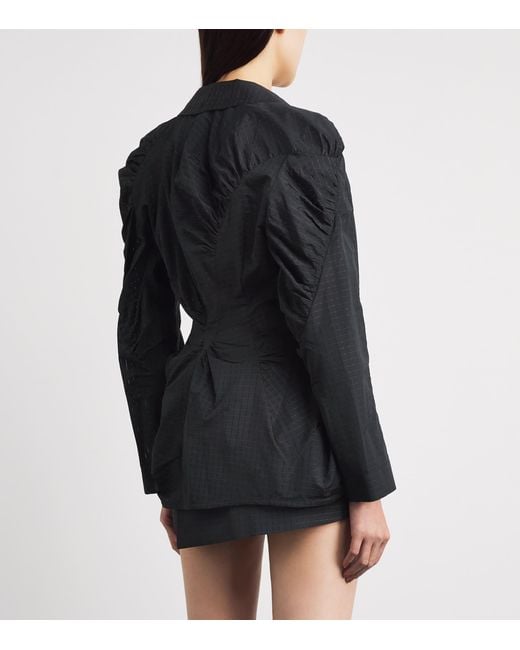 Vivienne Westwood Black Gathered Cloud Jacket