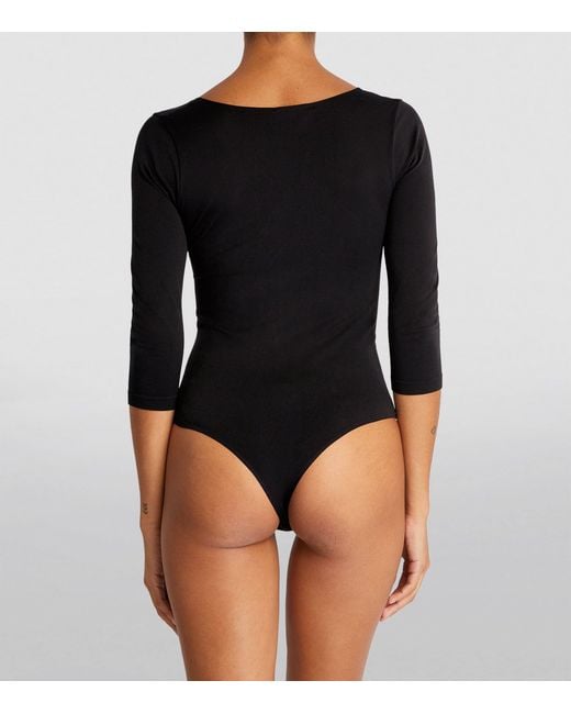 Falke Black Stringbody Bodysuit