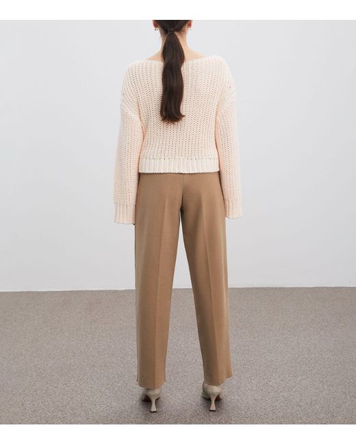 Aeron Natural Cropped Madeline Trousers