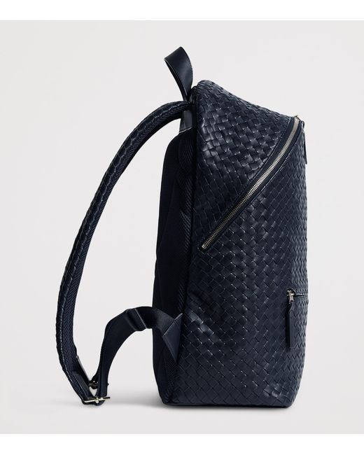 Bottega Veneta Blue Calfskin 1975 Backpack for men