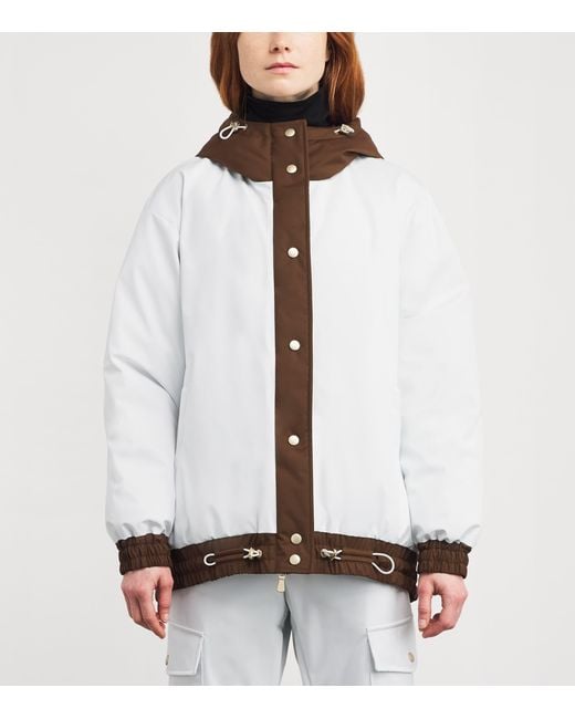Eleventy White Down Technical Parka