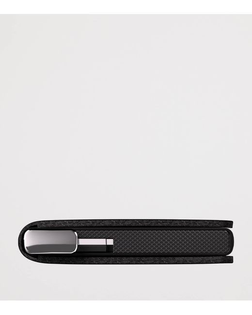 Secrid Black Embossed Leather Slimwallet for men