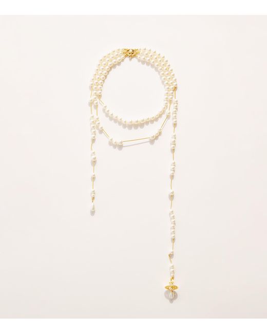 Vivienne Westwood Natural Broken Pearl Necklace