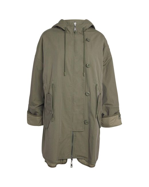 Weekend by Maxmara Water-Repellent Reversible Jacket in Green | Lyst