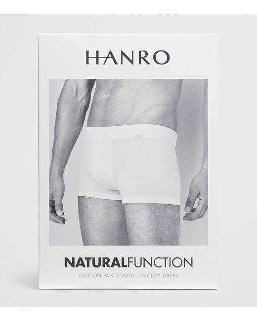 Hanro Black Natural Function Trunks for men