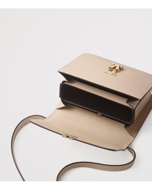 Cartier Natural Mini Leather C De Shoulder Bag