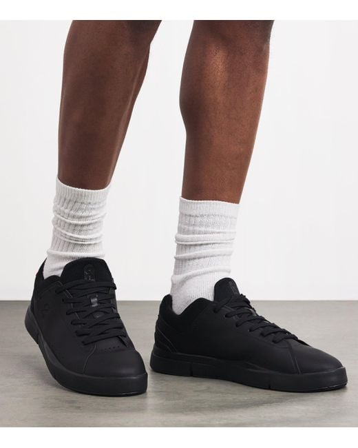 On Shoes Black The Roger Advantage Sneakers for men