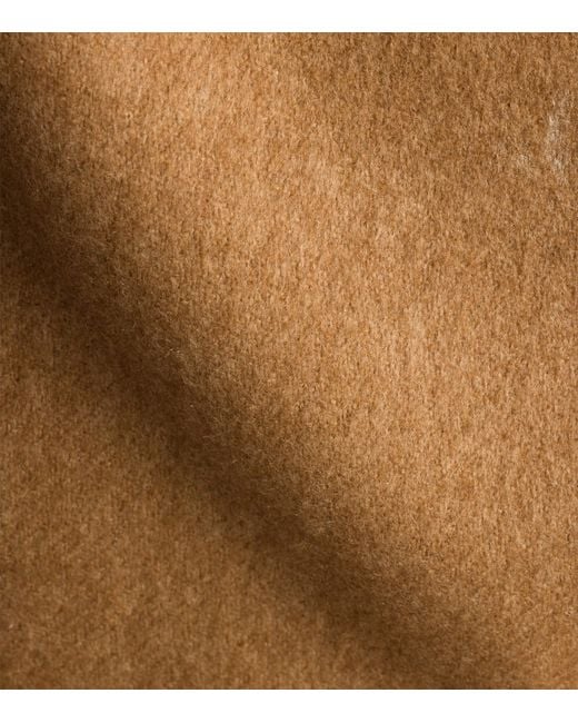 Prada Brown Silk-Cashmere Scarf