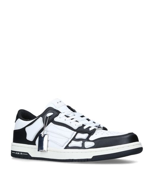 Amiri White Skel Low Top Sneaker for men