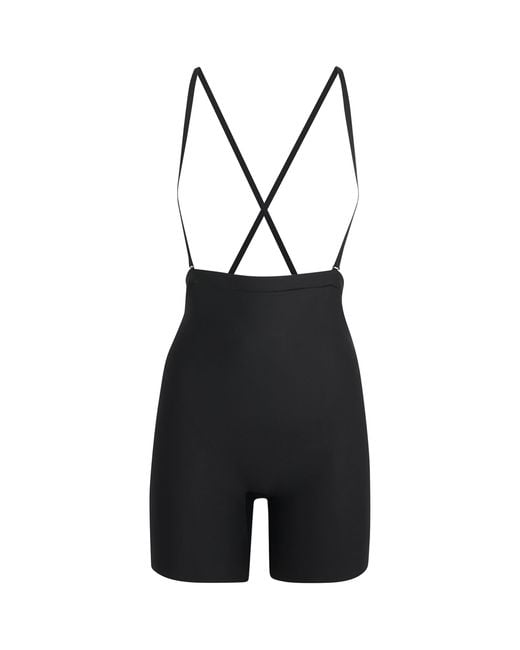 Skims Black Sheer Sculpt Low-Back Shorts