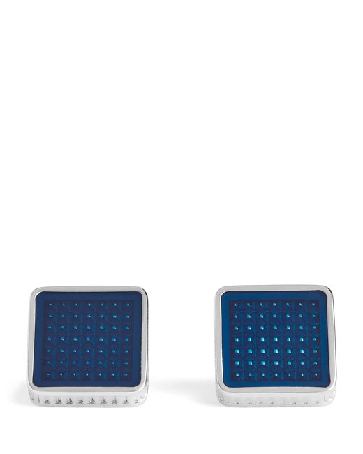Tateossian Blue Giza Ice Cufflinks for men