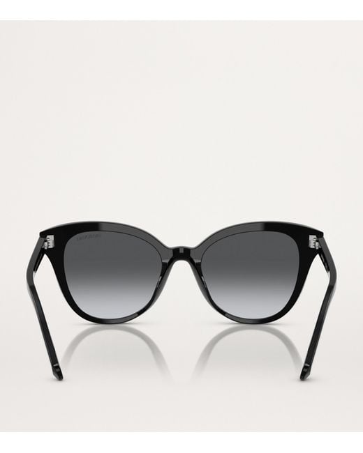 Swarovski Black Acetate Sk6031 Sunglasses