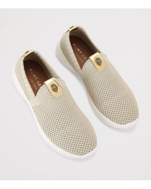 Kurt Geiger Natural Lorna Slip-On Sneakers