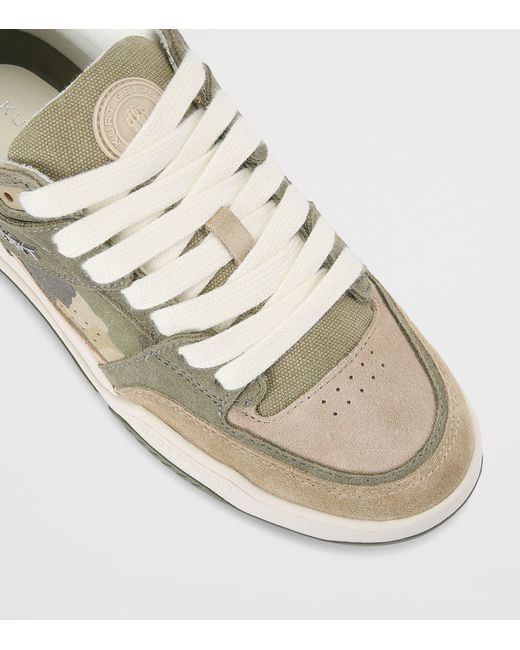 Kurt Geiger Brown Leather Hatton Sneakers for men