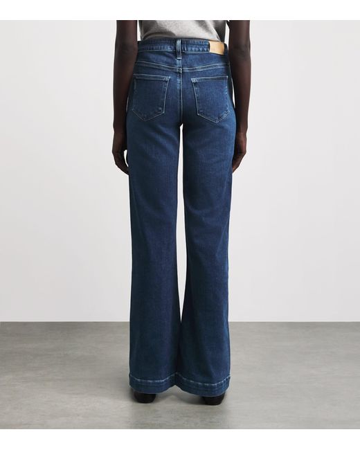 PAIGE Blue Leenah Flared Jeans
