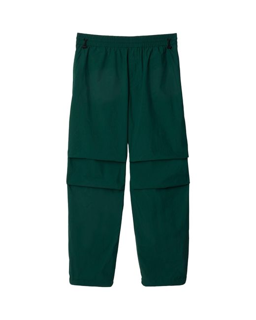 Burberry Green Nylon Cargo Trousers for men