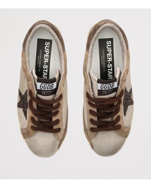 Golden Goose Deluxe Brand Brown Suede Super-Star Sneakers