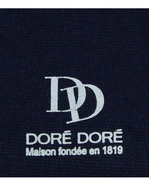 Doré Doré Blue Cotton Socks for men
