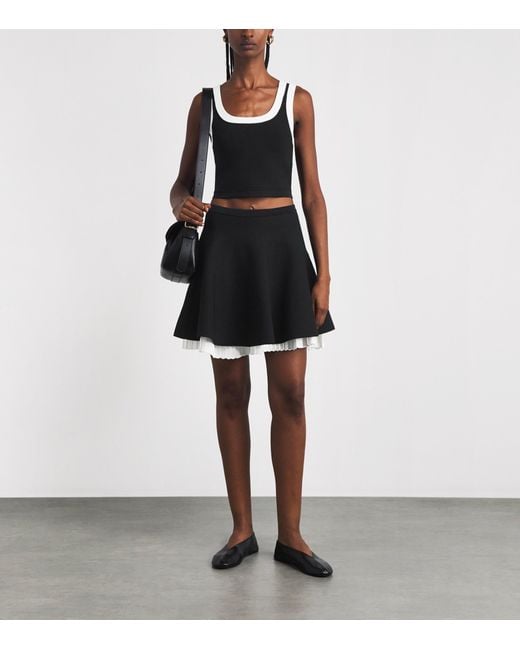 Sandro Black Knitted Tank Top