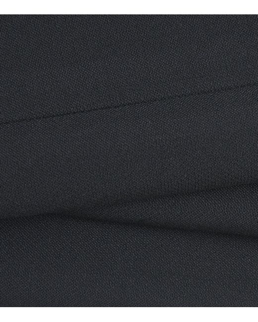 Veronica Beard Black Tonelli Wide-Leg Trousers
