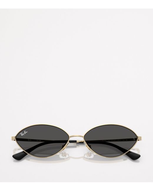 Ray-Ban Metallic Rb3757 Kai Bio-Based Oval Sunglasses