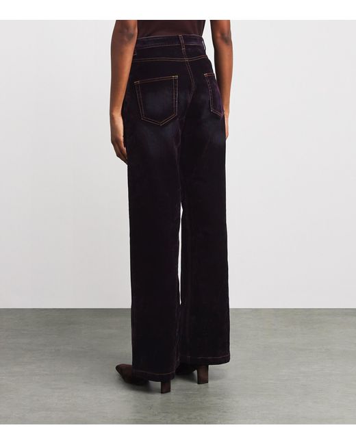 Eleventy Blue Velvet Trousers