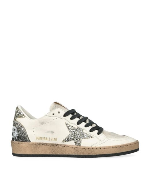 Golden Goose Deluxe Brand White Suede Ball Star Sneakers