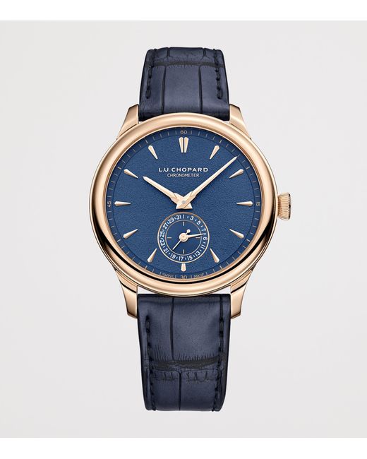 Chopard Blue L.U.C Quattro Mark Iv Watch for men