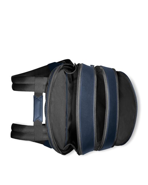 Montblanc Blue Medium Leather Sartorial Backpack