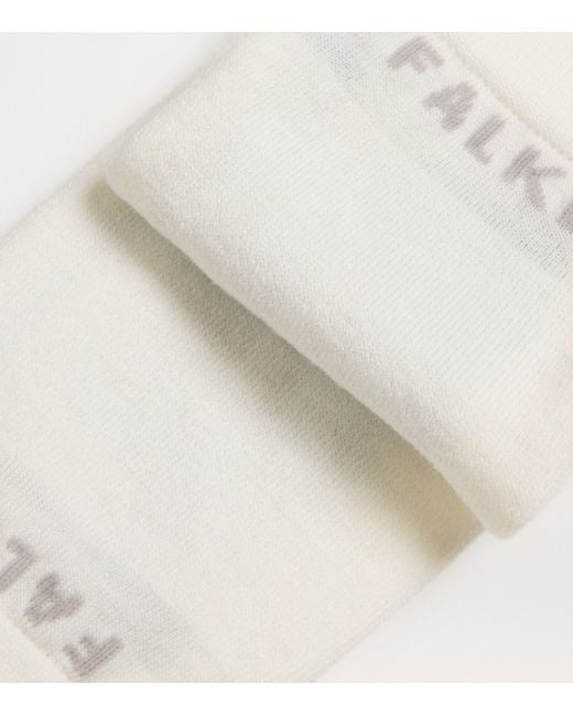 Falke White Sk4 Skiing Socks