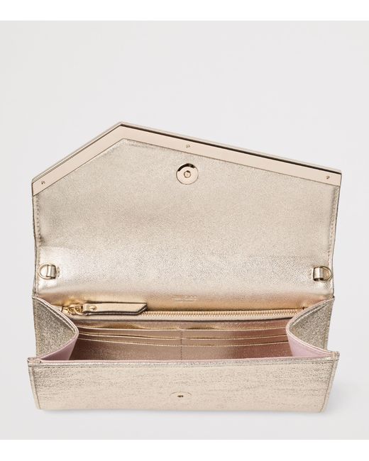 Jimmy Choo Gray Emmie Clutch Bag