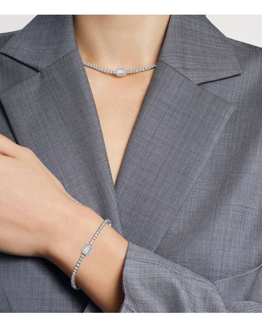 Boucheron White And Diamond Rivière Vendôme Bracelet
