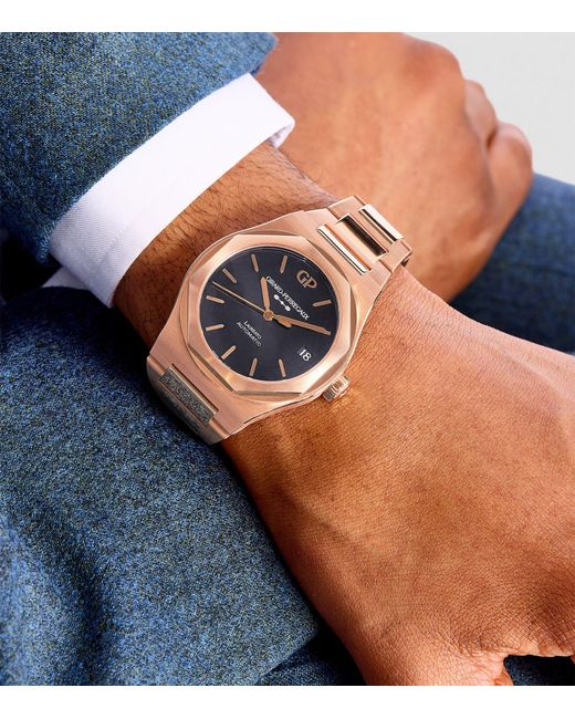 Girard-perregaux Pink Gold Laureato Watch 42mm for men