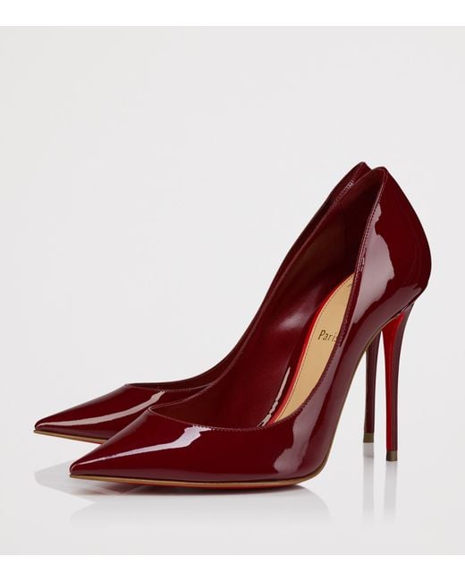 Christian Louboutin Red La Pigalle 100 Patent Pumps