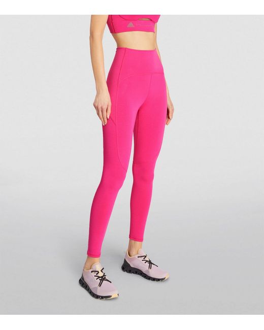 Adidas By Stella McCartney Pink Yoga 7/8 Leggings