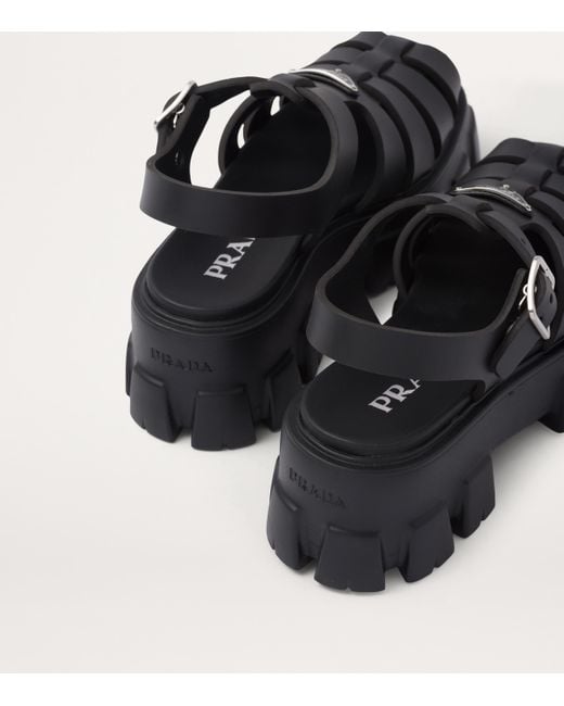 Prada Black Sandals