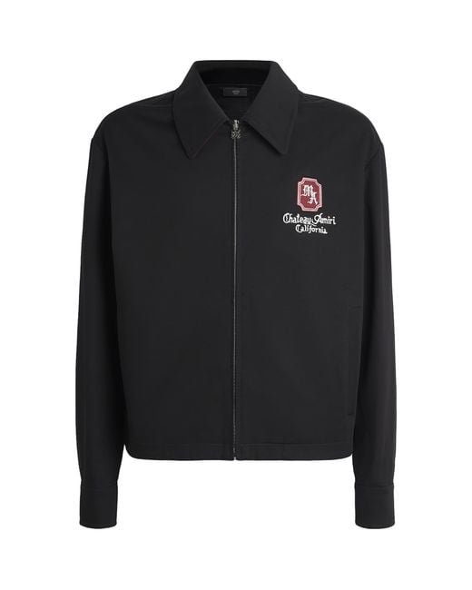 Amiri Black Cotton Chateau Jacket for men
