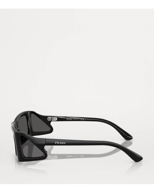 Prada Black Acetate Prb03S Sunglasses for men