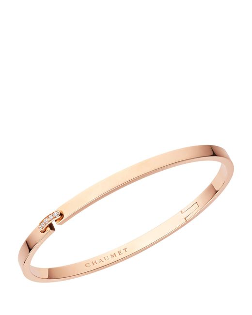 Chaumet Natural Rose Gold And Diamond Liens Évidence Bracelet