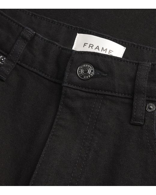 FRAME Black The Pixie Arrow Bootcut Jeans