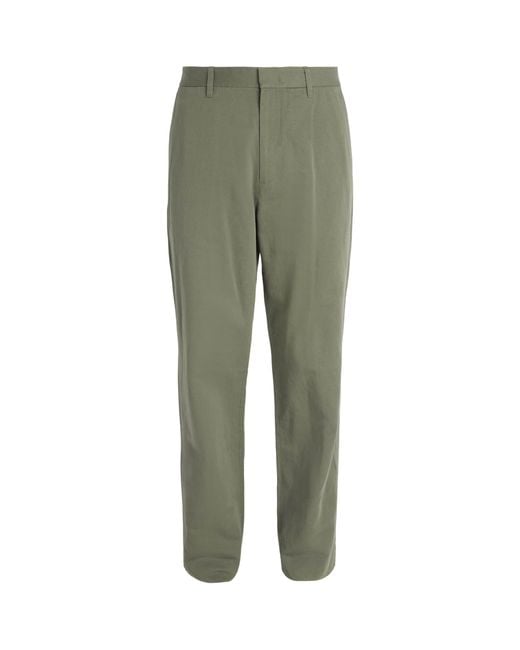 Vince Green Cotton-Linen Louie Chinos for men