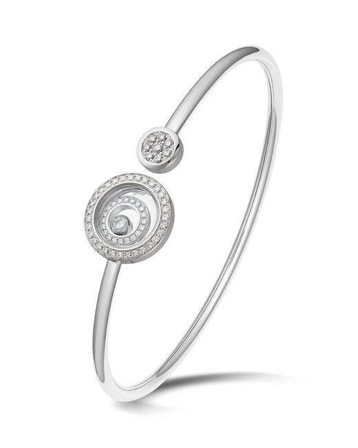 Chopard White Small And Diamond Happy Spirit Bangle