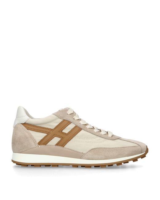 Hogan Natural Suede H669 Allacciato Sneakers