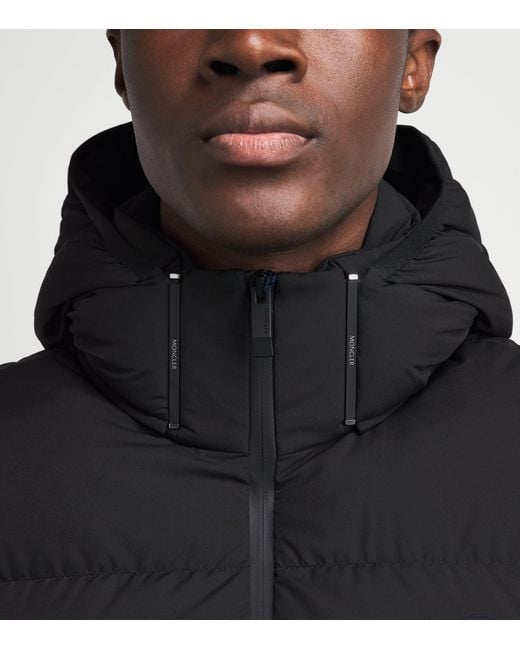 Moncler Black Down Hooded Arinella Gilet for men