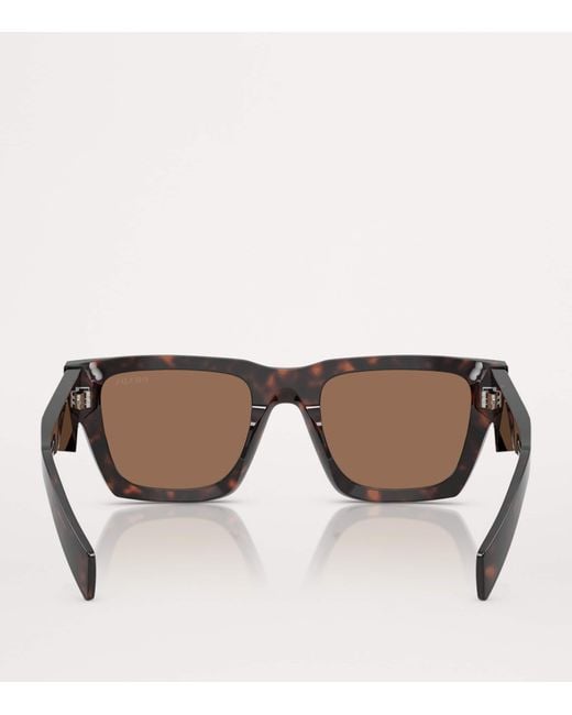 Prada Brown Acetate Pra06S Sunglasses for men