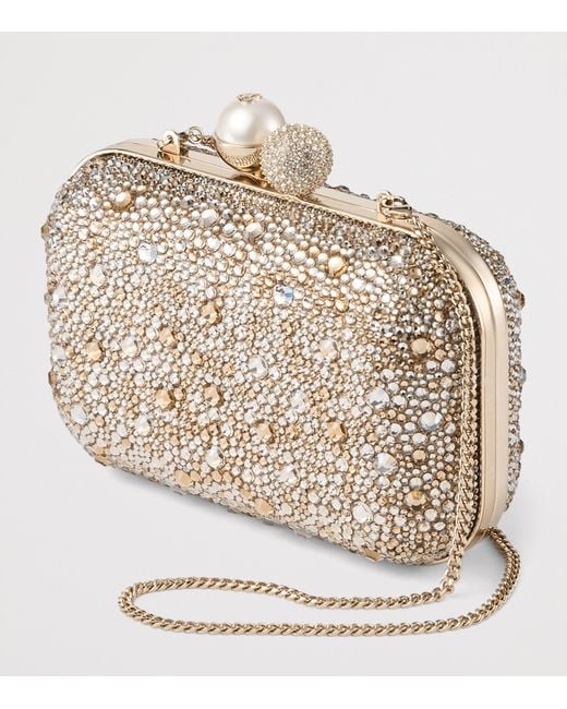 Jimmy Choo Metallic Cloud Clutch Bag